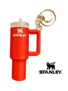 Stanley Quencher Red Ornament Keychain